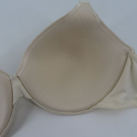 Maidenform 42B 09436 Everyday Full Coverage Cushioned Underwire Bra Ivory White - Picture 12 of 15